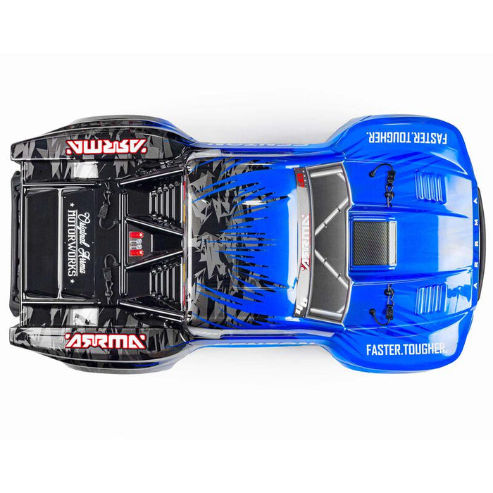 ARRMA ARA4103SV4T2 SENTON BOOST 4X2 Mega 1/10 RTR 2WD Short Course Truck Blue- Charger/Battery