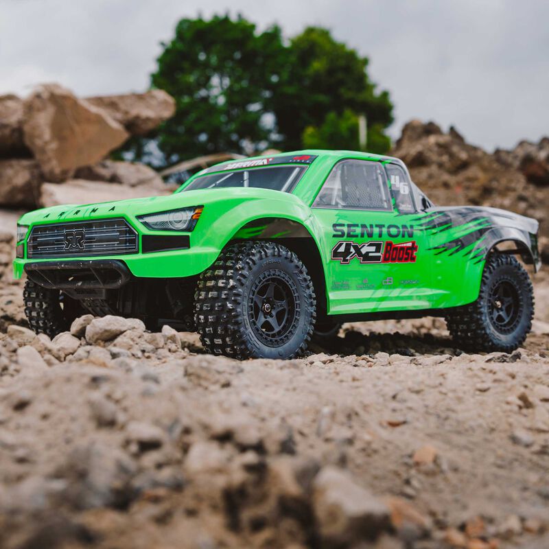 ARRMA ARA4103V4T1 SENTON BOOST 4X2 Mega 1/10 RTR 2WD Short Course Truck Green