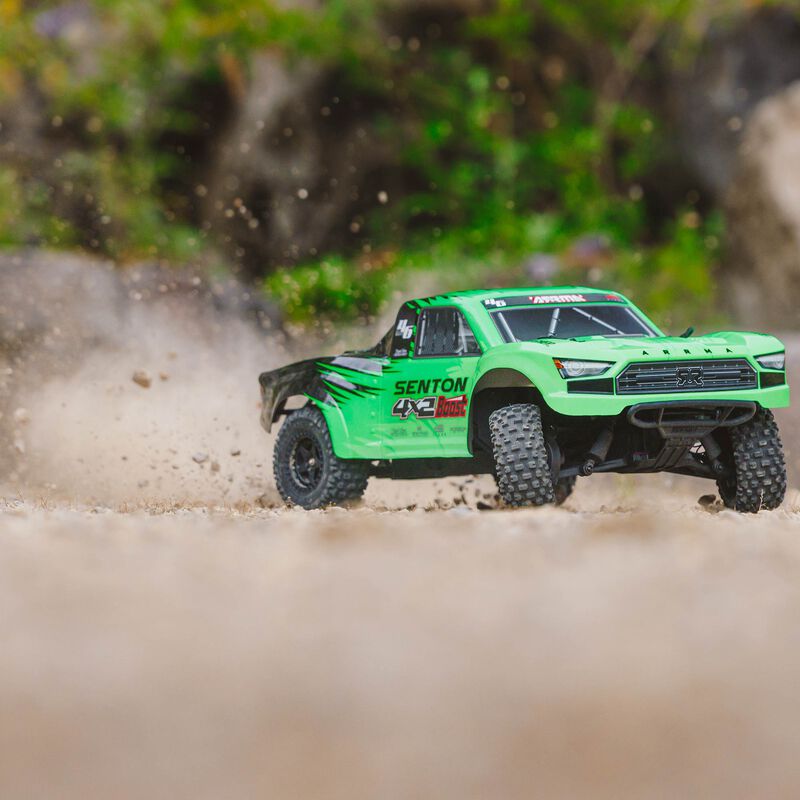 ARRMA ARA4103V4T1 SENTON BOOST 4X2 Mega 1/10 RTR 2WD Short Course Truck Green
