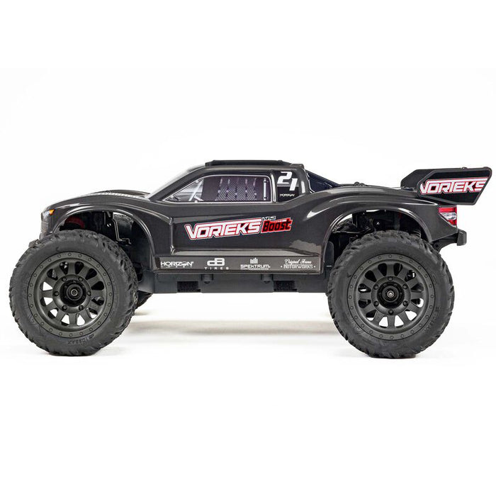 ARRMA ARA4105SV4T2 VORTEKS BOOST 4X2 Mega 1/10 RTR 2WD Stadium Truck Gun Metal - Charger/Battery