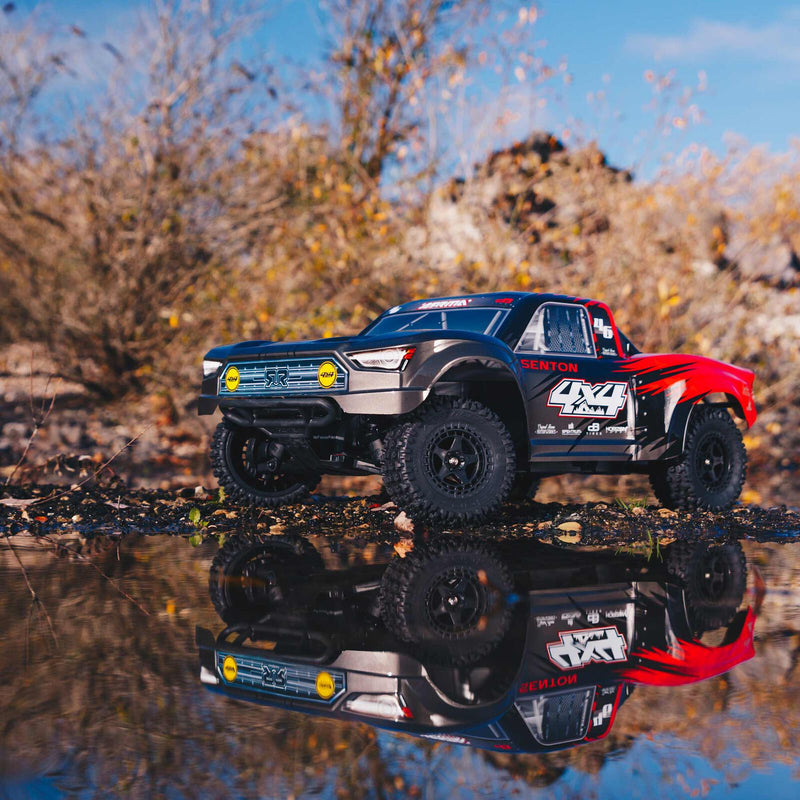 ARRMA ARA4203V3T1 SENTON 4x4 MEGA 1/10 Short Course Truck - Red