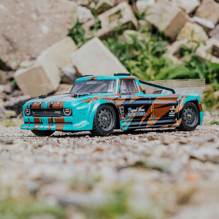 ARRMA ARA4215V3T2 1/8 Infraction 4x4 All Road Mega Resto-Mod Truck Teal/Bronze