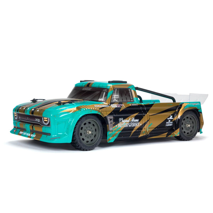 ARRMA ARA4215V3T2 1/8 Infraction 4x4 All Road Mega Resto-Mod Truck Teal/Bronze