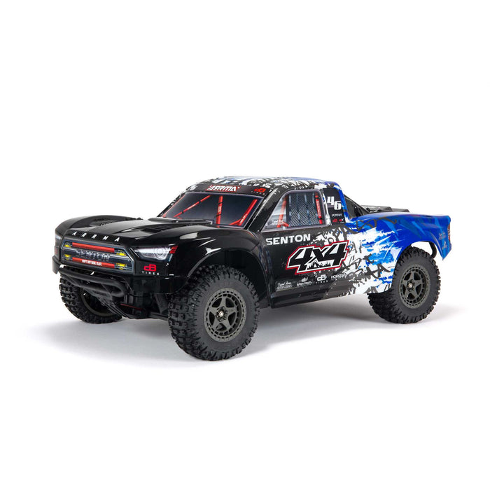 ARRMA ARA4303V3T1 1/10 RTR 3S BLX Senton 4x4 Short Course Truck Blue