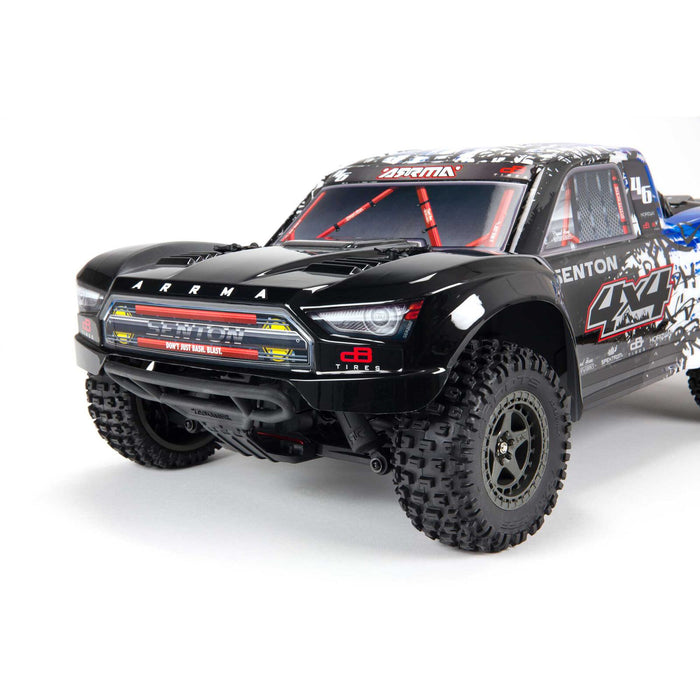 ARRMA ARA4303V3T1 1/10 RTR 3S BLX Senton 4x4 Short Course Truck Blue