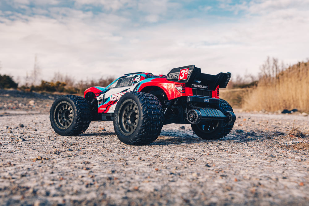 ARRMA ARA4305V3T1 1/10 Vorteks 4x4 3S BLX Monster Truck Red