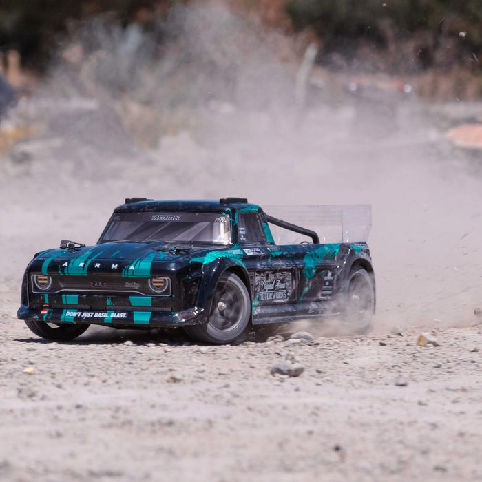 ARRMA ARA4315V3T2 1/8 Infraction 4x4 3S BLX Resto-Mod Truck Black / Teal