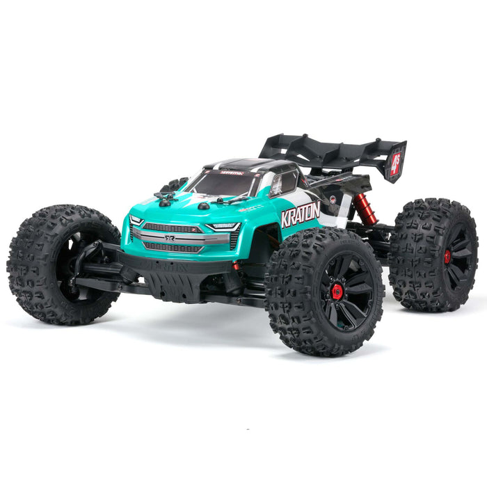 ARRMA ARA4408V2T2 1/10 KRATON 4x4 4S BLX Brushless Speed Monster Truck Teal/Black