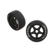 ARRMA ARA550062 DBoots Hoons 42/100 Belted Tires on 5 Spoke 2.9 17mm Hex Wheels 2 Pack