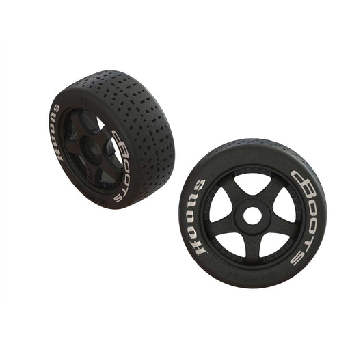 ARRMA ARA550062 DBoots Hoons 42/100 Belted Tires on 5 Spoke 2.9 17mm Hex Wheels 2 Pack