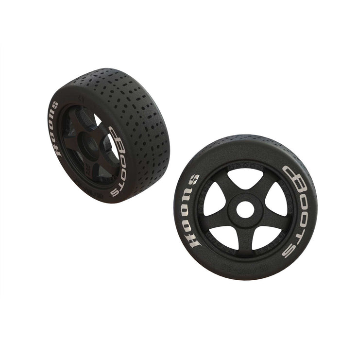 ARRMA ARA550062 DBoots Hoons 42/100 Belted Tires on 5 Spoke 2.9 17mm Hex Wheels 2 Pack