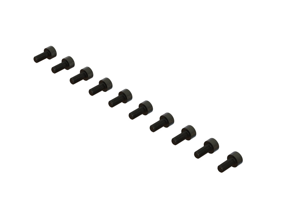 ARRMA ARA702008 Cap Head Hex Machine Screw M2.5x6mm (10 Pack)