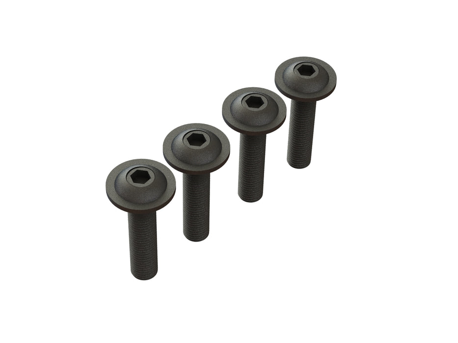 ARRMA ARA727412 M4x18mm Button Head Screw 4 Pack