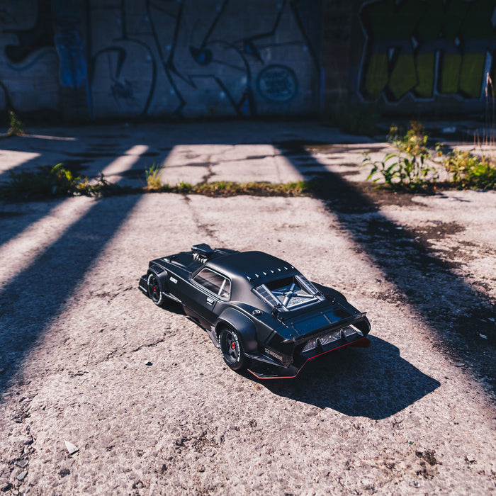 ARRMA ARA7617V2T1 1/7 Felony 6S BLX ストリートバッシュ オールロード マッスルカー RTR (すぐに実行できる送信機と受信機付属、バッテリーと充電器が必要) ブ ARRMA 1&frasl;7 FELONY 6S BLX Street Bash Muscle Car Roller Chassis