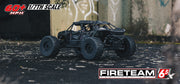 ARRMA ARA7618T1 FIRETEAM 6S 4WD BLX 1/7 Speed Assault RTR Black