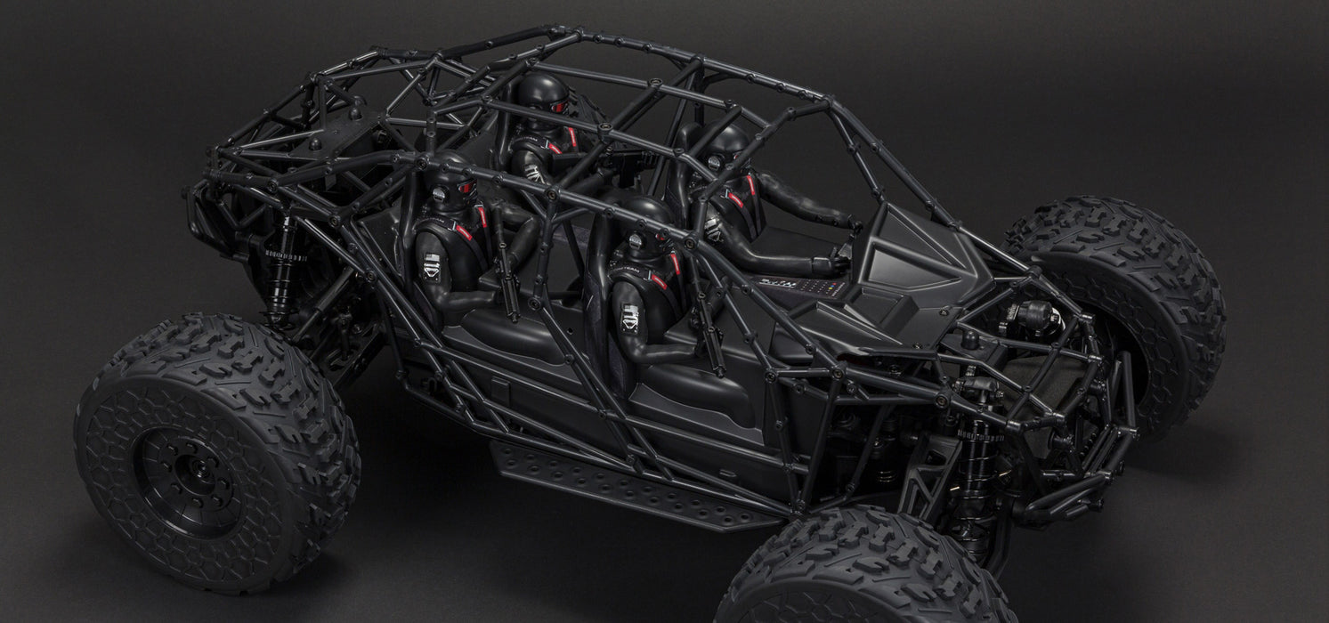 ARRMA ARA7618T1 FIRETEAM 6S 4WD BLX 1/7 Speed Assault RTR Black