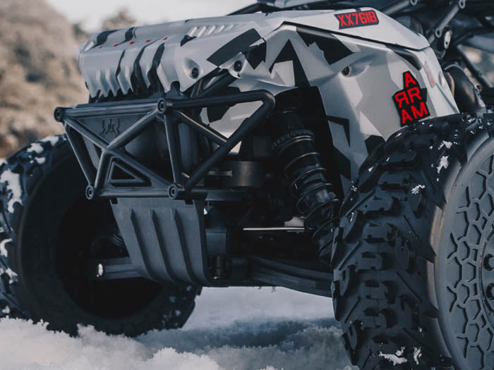 ARRMA ARA7618T2 FIRETEAM 6S 4WD BLX 1/7 Speed Assault RTR White