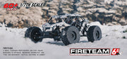 ARRMA ARA7618T2 FIRETEAM 6S 4WD BLX 1/7 Speed Assault RTR White