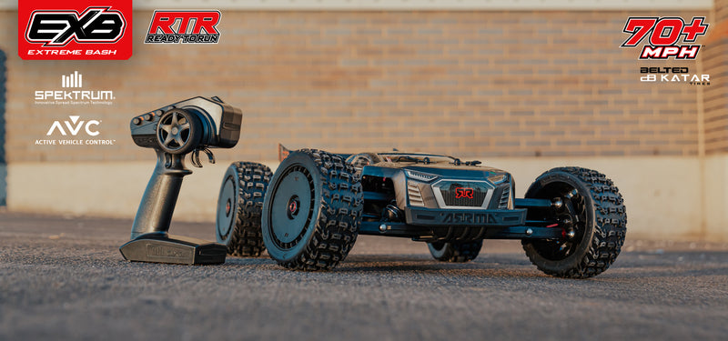 ARRMA ARA8707 1/8 RTR EXB TALION 6S Extreme Bash Truggy