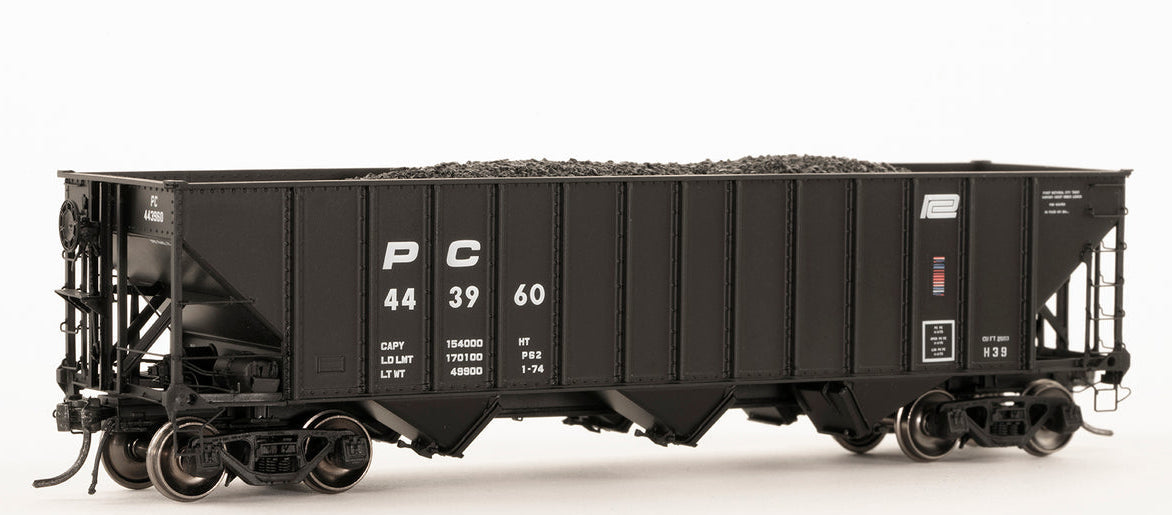 Arrowhead ARR-1010 HO Scale H39 Open Hopper (Hollidaysburg Shop 8-73) Penn Central PC