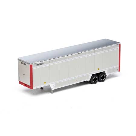 Athearn 29439 HO Scale 40' Drop Sill Parcel Trailer UPS/Red Ends #86962