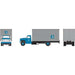 Athearn 10037 HO Scale Ford F-850 Box Truck - Great Northern GN D47