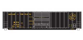 Athearn 1160 N Scale 50' Berwick Boxcar Maryland and Pennsylvania MPA 39649