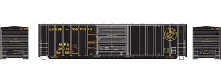 Athearn 1163 N Scale 50' Berwick Boxcar Maryland and Pennsylvania MPA 39795