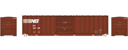 Athearn 1199 N Scale 50' Berwick Boxcar Norfolk Southern NS 456301