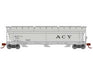 Athearn 12941 N Scale ACF 4600 3 Bay Covered Hopper AC&Y 470