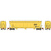 Athearn 12942 N Scale ACF 4600 3 Bay Covered Hopper Vermont Railway VTR 6006