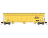 Athearn 12942 N Scale ACF 4600 3 Bay Covered Hopper Vermont Railway VTR 6006