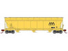Athearn 12943 N Scale ACF 4600 3 Bay Covered Hopper Vermont Railway VTR 6008