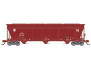 Athearn 12944 N Scale ACF 4600 3 Bay Covered Hopper Santa Fe ATSF 314275