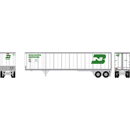 Athearn 13833  N Scale 45' Fruehauf Z-Van Trailer Burlington Northern BNZ 250155