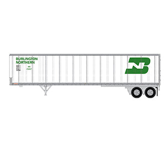 Athearn 13834  N Scale 45' Fruehauf Z-Van Trailer Burlington Northern BNZ 250207