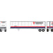 Athearn 13838 N Scale 45' Fruehauf Z-Van Trailer Transamerica TDSZ 550136