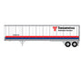 Athearn 13838 N Scale 45' Fruehauf Z-Van Trailer Transamerica TDSZ 550136