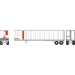 Athearn 13840 N Scale 45' Fruehauf Z-Van Trailer Xtra Lease CFKZ 631022