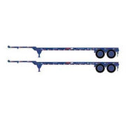 Athearn 14288 HO Scale 40' Container Chassis American Presidential Lines APLZ 2 Pack