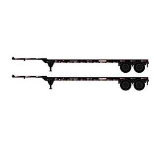 Athearn 14289 HO Scale 40' Container Chassis Flexi-Van FLXZ 2 Pack