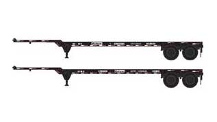 Athearn 14295 HO Scale 40' Container Chassis Matson 2 Pack