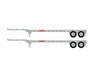 Athearn 14299 HO Scale 40' Container Chassis K Line KKLZ 2 Pack