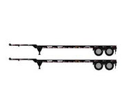 Athearn 14300 HO Scale 40' Container Chassis Mitsui OSK Lines TLXZ 2 Pack