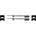Athearn 14300 HO Scale 40' Container Chassis Mitsui OSK Lines TLXZ 2 Pack