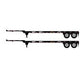 Athearn 14300 HO Scale 40' Container Chassis Mitsui OSK Lines TLXZ 2 Pack
