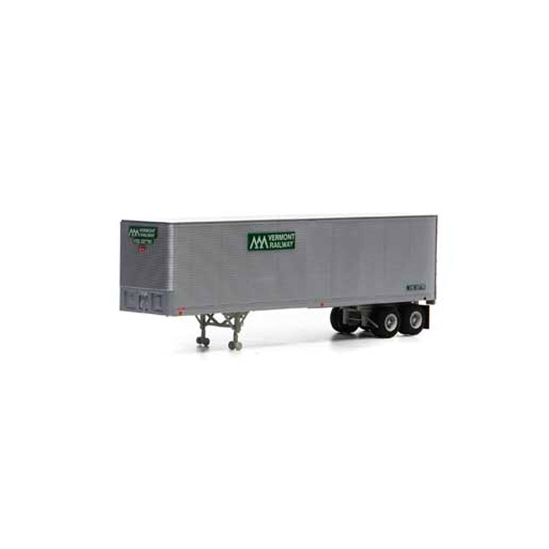 Athearn 14555 HO Scale 40' Fruehauf Trailer Vermont Railway VTR #2