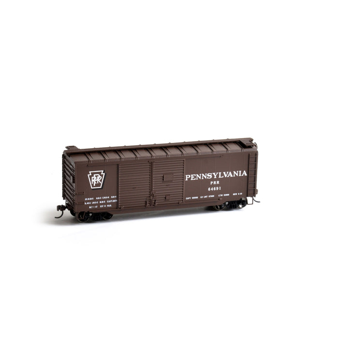 Athearn RTR 14739 HO Scale 40' Double Door Boxcar Pennsylvania Railroad "Shadow Keystone" PRR #6469