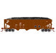 Athearn 15150 HO Scale 40' 3 Bay Ribbed Hopper with Load Conrail CR 435018