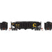 Athearn 15153 HO Scale 40' 3 Bay Ribbed Hopper with Load Chessie System B&O 10189